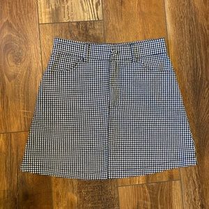Brandy Melville Checkered Mini Skirt